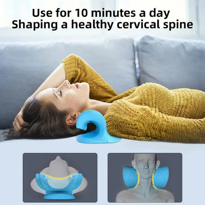 Plain Silicone Neck Relax Pillow