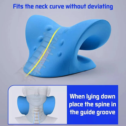 Plain Silicone Neck Relax Pillow