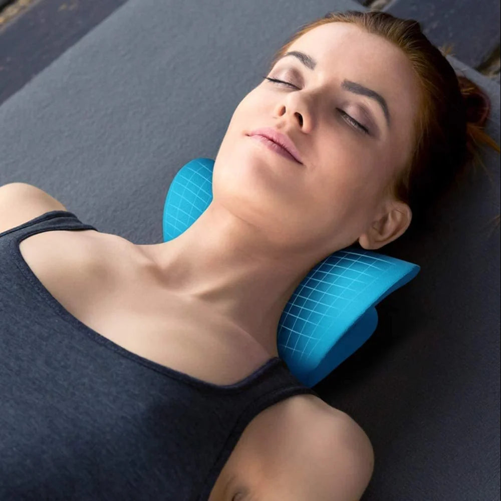 Plain Silicone Neck Relax Pillow