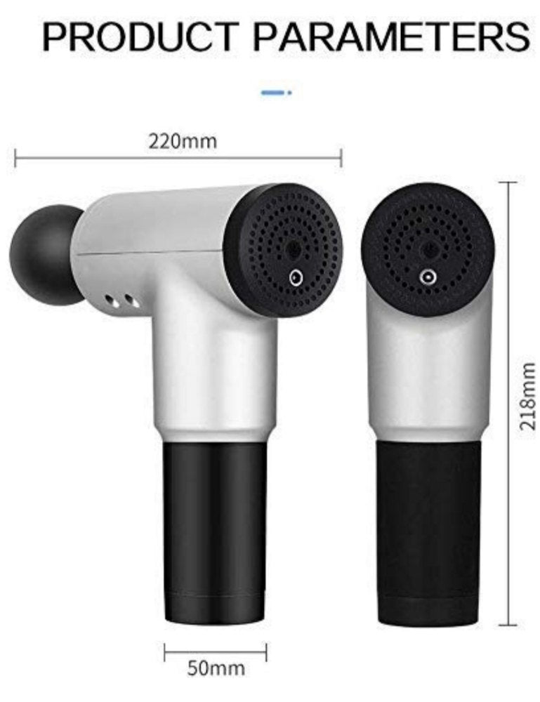 Mixed Metal Facial Massage Gun, For Body Fitness